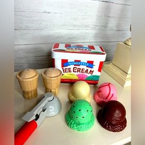 Melissa and Doug Homestyle Magnetic Wooden Ice Cream Set